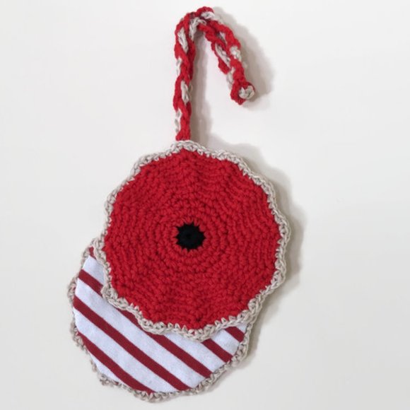 Crochet Pot Holders, Kitchen Decor, Gifts Under 15, Farmhouse Hanging Pot Holder - Picture 6 of 10